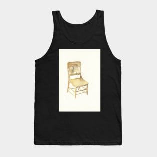 Spindle Back Chair Watercolor Tank Top